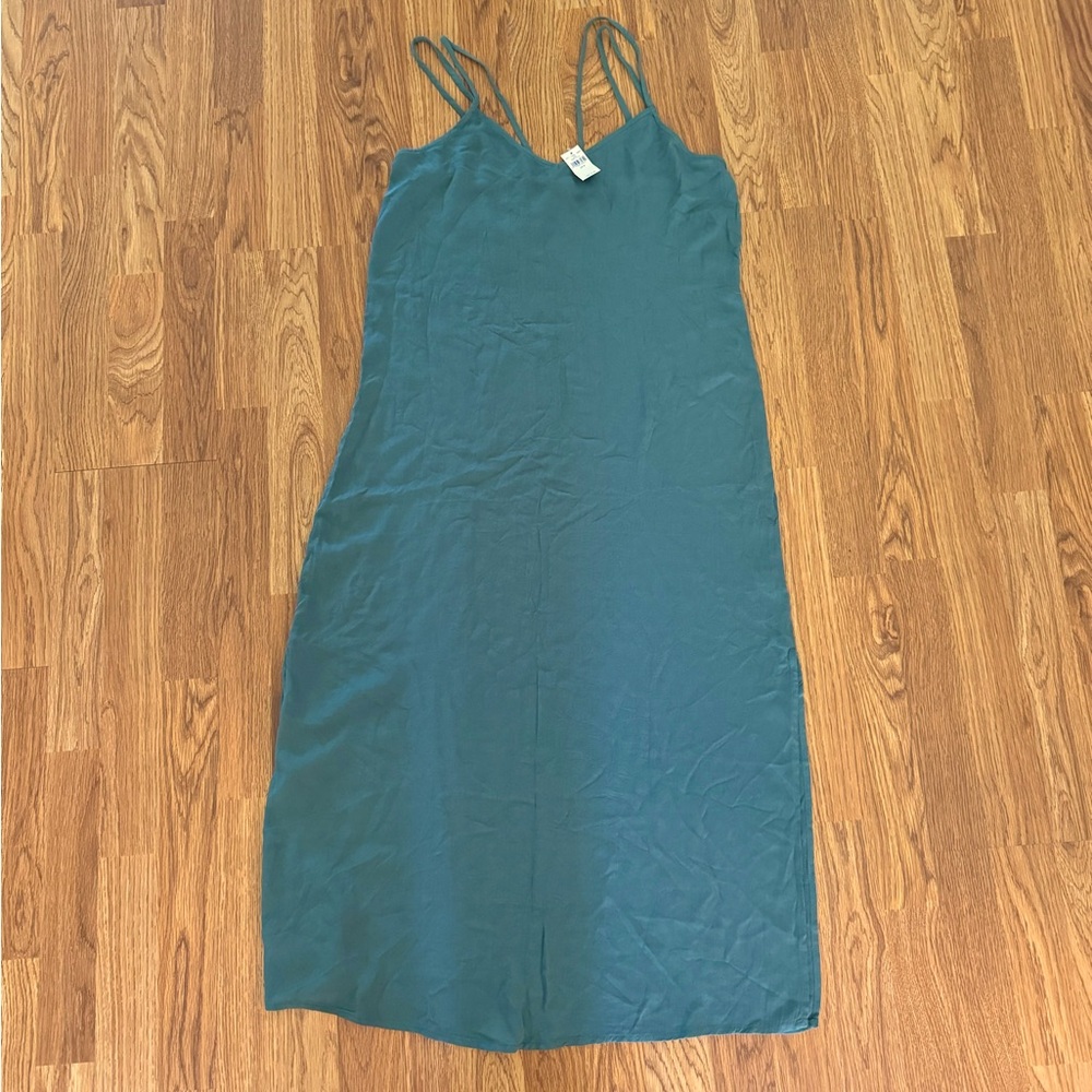 Aerie , long strappy dress with side slits